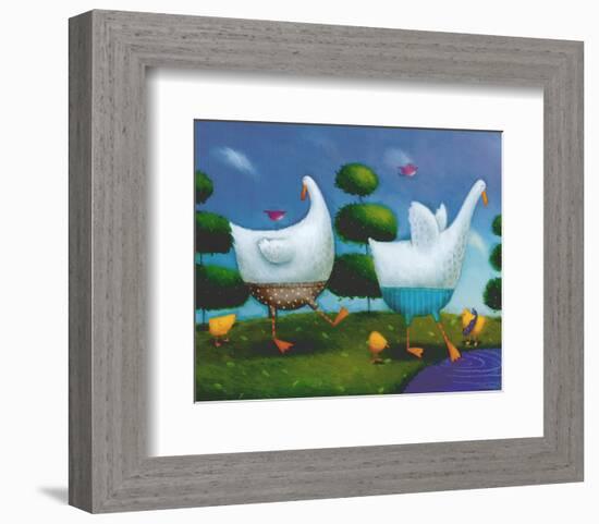 Like Ducks to Water-Rob Scotton-Framed Art Print