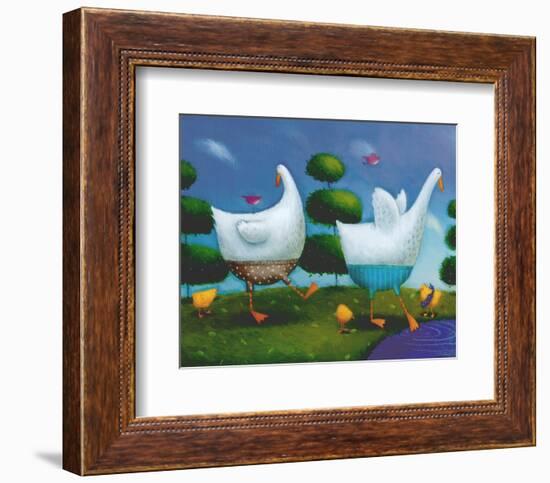 Like Ducks to Water-Rob Scotton-Framed Art Print