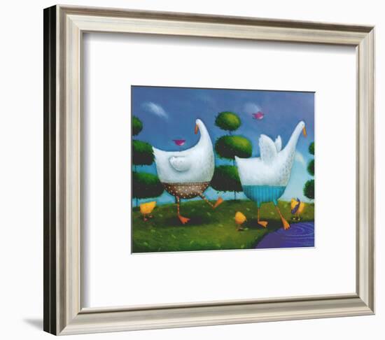 Like Ducks to Water-Rob Scotton-Framed Art Print