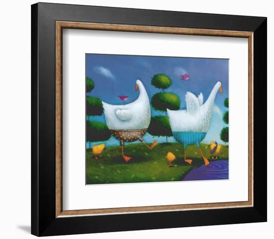 Like Ducks to Water-Rob Scotton-Framed Art Print