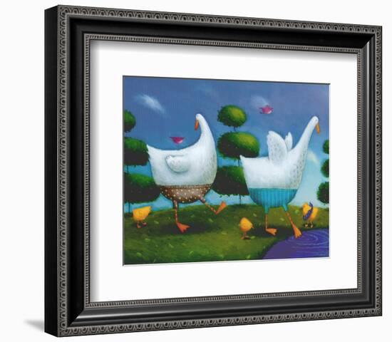 Like Ducks to Water-Rob Scotton-Framed Art Print