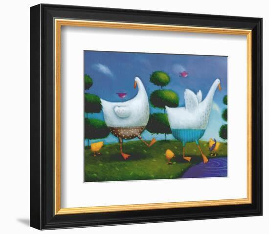 Like Ducks to Water-Rob Scotton-Framed Art Print