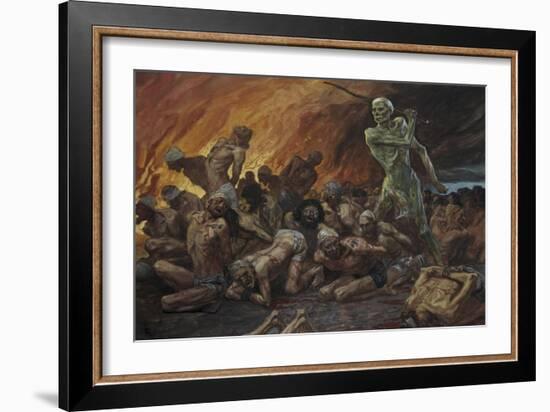 Like Sheep They Are Laid in the Grave-James Tissot-Framed Giclee Print