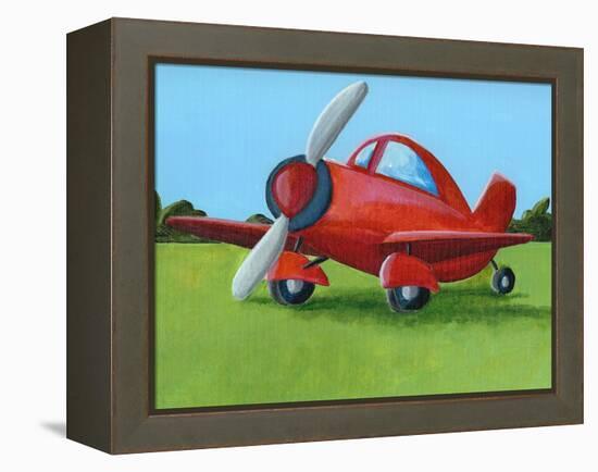 Lil Airplane-Cindy Thornton-Framed Stretched Canvas