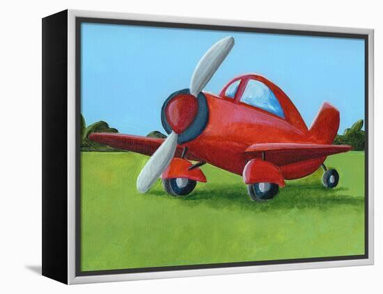 Lil Airplane-Cindy Thornton-Framed Stretched Canvas