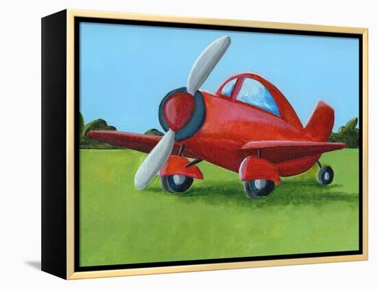 Lil Airplane-Cindy Thornton-Framed Stretched Canvas