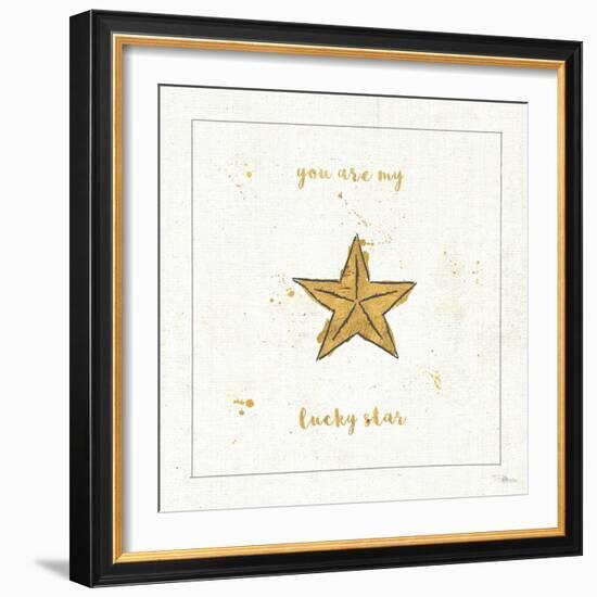 Lil Memos IX Cursive-Pela Studio-Framed Art Print