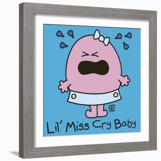 Lil Miss Cry Baby-Todd Goldman-Framed Giclee Print