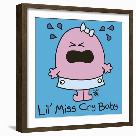 Lil Miss Cry Baby-Todd Goldman-Framed Giclee Print