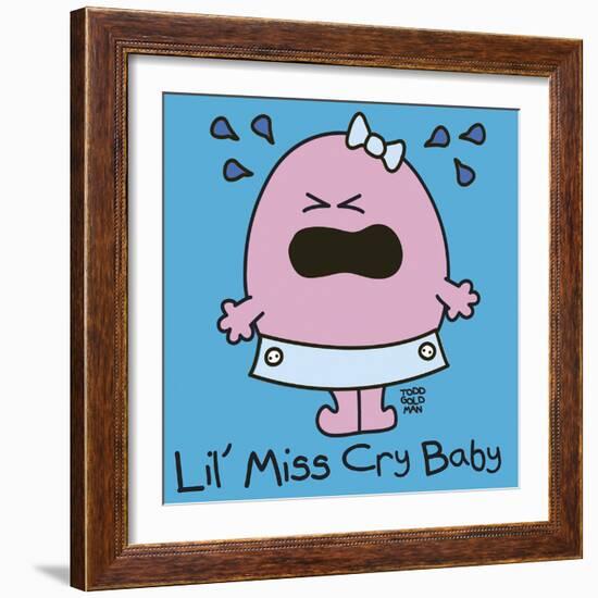 Lil Miss Cry Baby-Todd Goldman-Framed Giclee Print