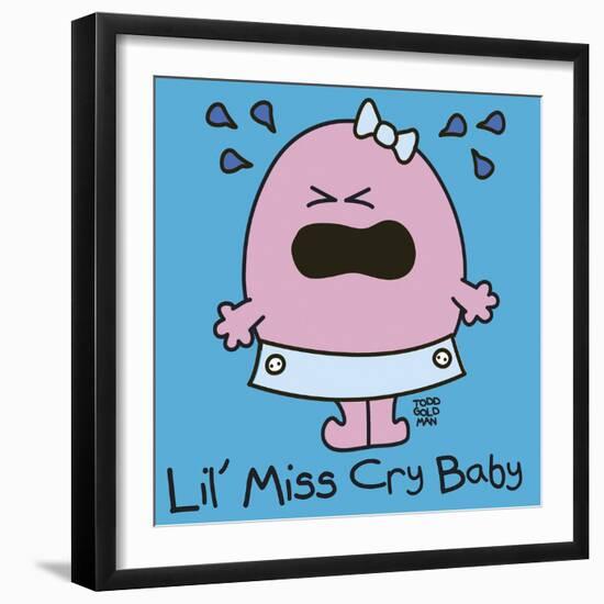 Lil Miss Cry Baby-Todd Goldman-Framed Giclee Print