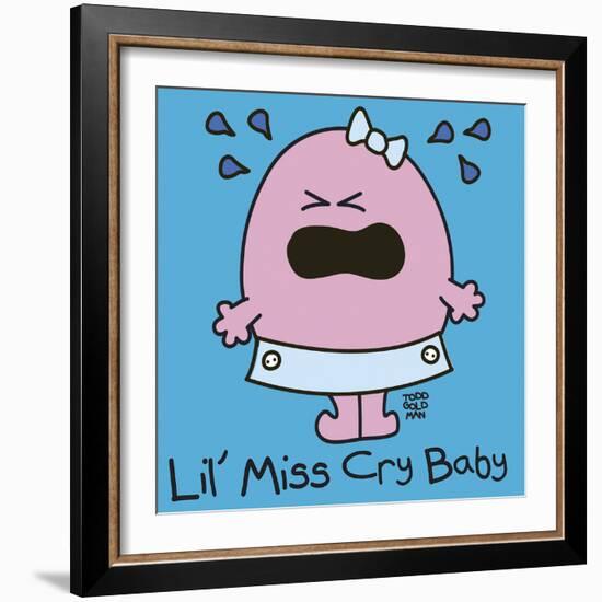 Lil Miss Cry Baby-Todd Goldman-Framed Giclee Print