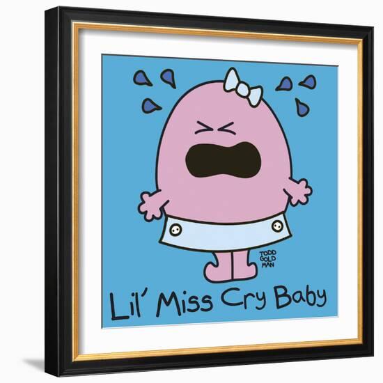 Lil Miss Cry Baby-Todd Goldman-Framed Giclee Print