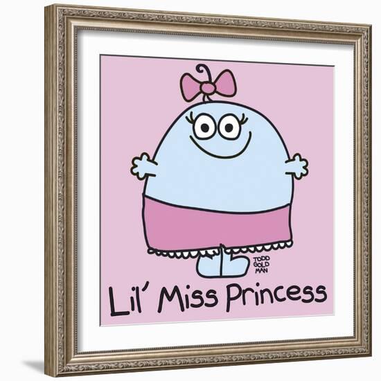 Lil Miss Princess-Todd Goldman-Framed Giclee Print