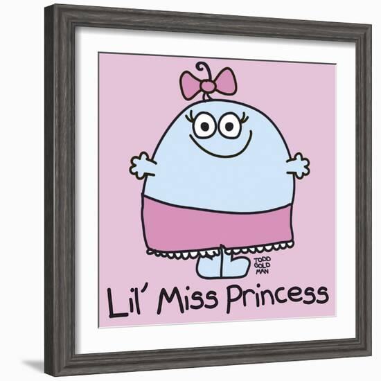 Lil Miss Princess-Todd Goldman-Framed Giclee Print