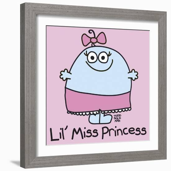 Lil Miss Princess-Todd Goldman-Framed Giclee Print