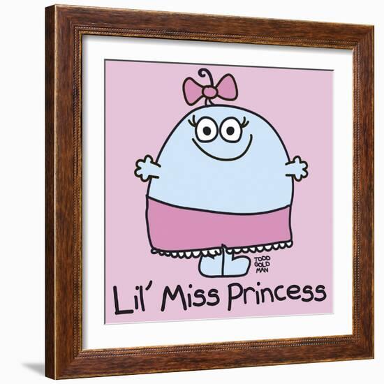 Lil Miss Princess-Todd Goldman-Framed Giclee Print