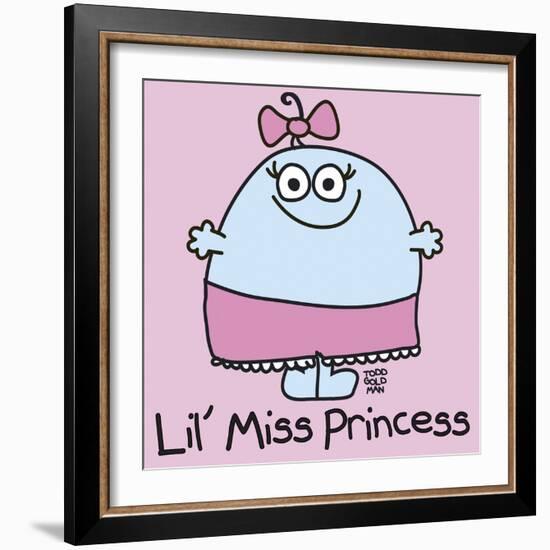 Lil Miss Princess-Todd Goldman-Framed Giclee Print