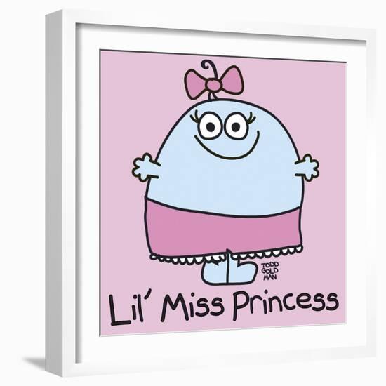 Lil Miss Princess-Todd Goldman-Framed Giclee Print