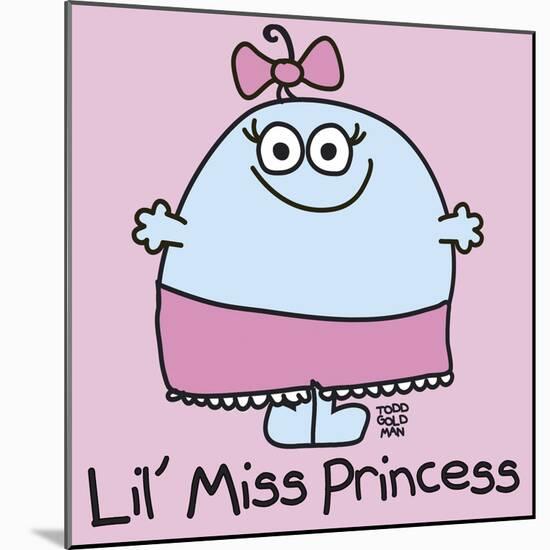 Lil Miss Princess-Todd Goldman-Mounted Giclee Print
