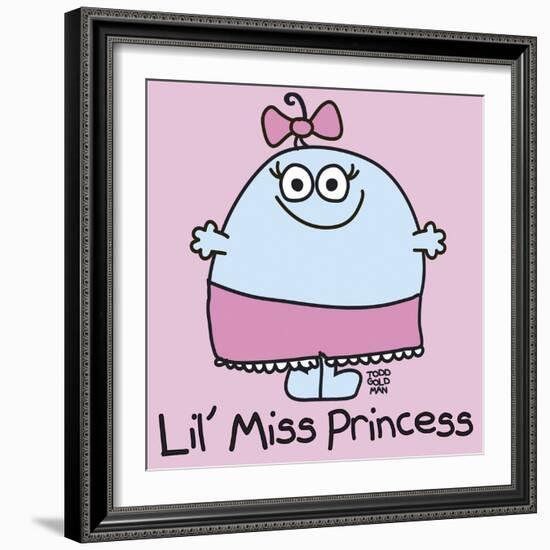 Lil Miss Princess-Todd Goldman-Framed Giclee Print