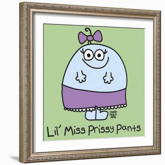 Lil Miss Prissy Pants-Todd Goldman-Framed Giclee Print