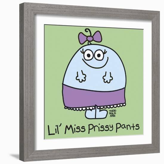 Lil Miss Prissy Pants-Todd Goldman-Framed Giclee Print