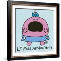 Lil Miss Spoiled Brat-Todd Goldman-Framed Giclee Print
