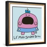 Lil Miss Spoiled Brat-Todd Goldman-Framed Giclee Print
