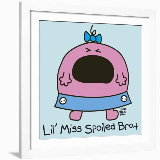 Lil Miss Spoiled Brat-Todd Goldman-Framed Giclee Print