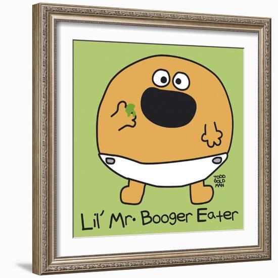 Lil Mr Booger Eater-Todd Goldman-Framed Giclee Print