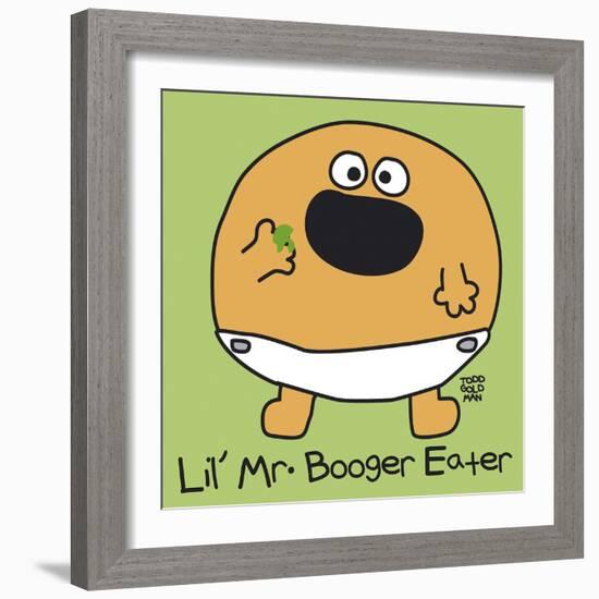 Lil Mr Booger Eater-Todd Goldman-Framed Giclee Print