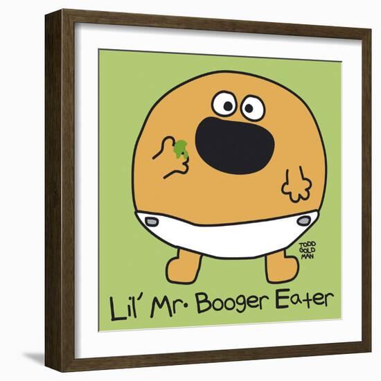 Lil Mr Booger Eater-Todd Goldman-Framed Giclee Print