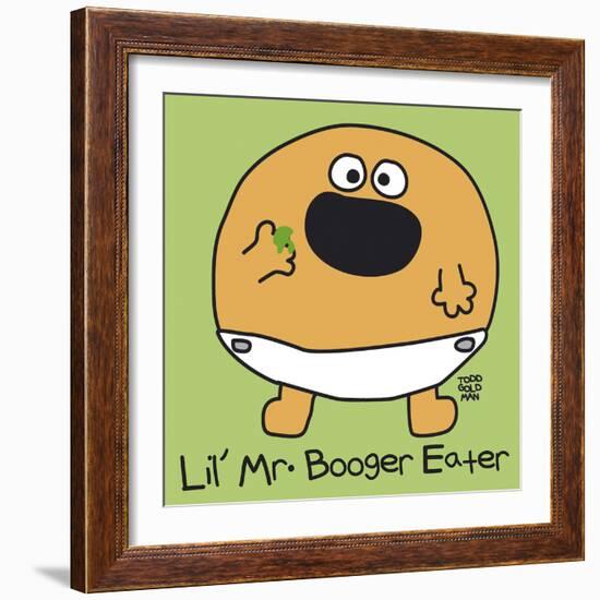 Lil Mr Booger Eater-Todd Goldman-Framed Giclee Print