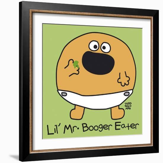 Lil Mr Booger Eater-Todd Goldman-Framed Giclee Print