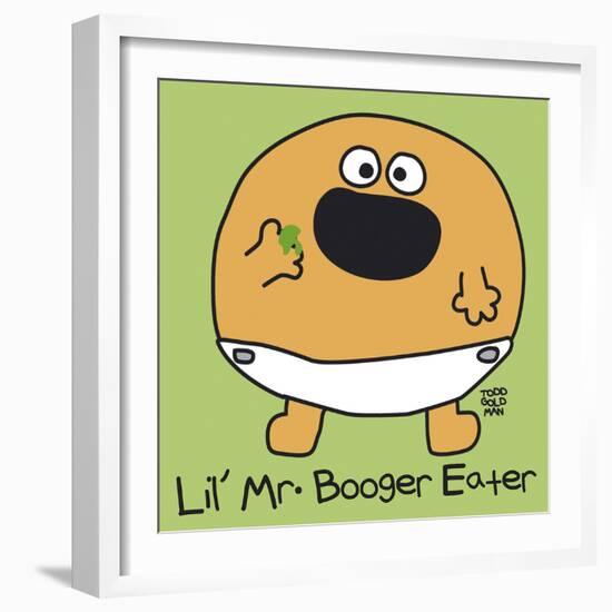 Lil Mr Booger Eater-Todd Goldman-Framed Giclee Print