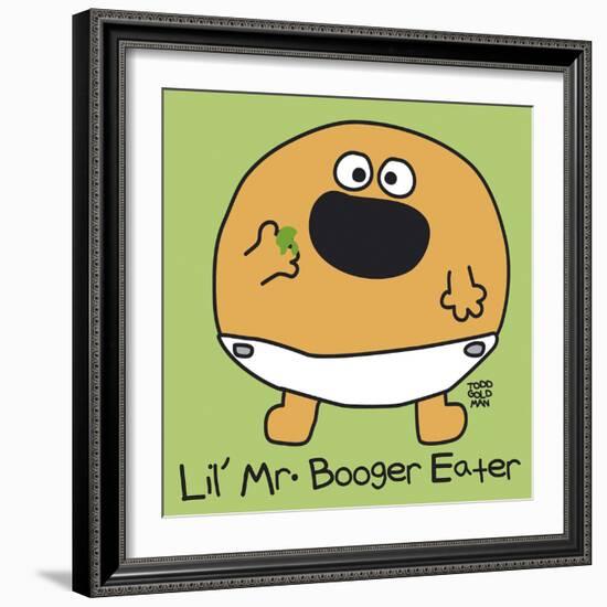 Lil Mr Booger Eater-Todd Goldman-Framed Giclee Print