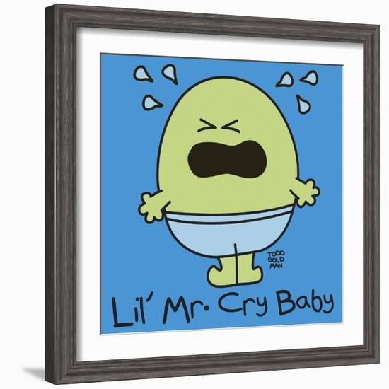 Lil Mr Cry Baby-Todd Goldman-Framed Giclee Print