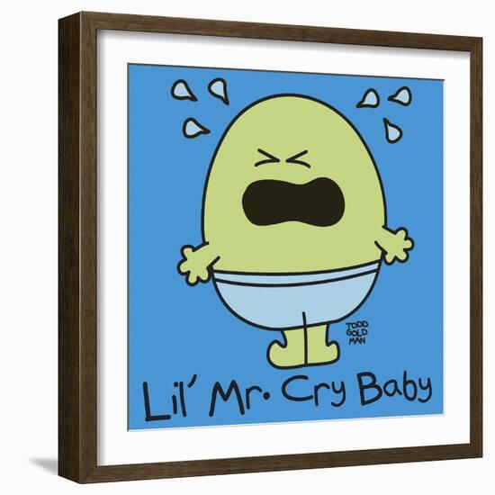 Lil Mr Cry Baby-Todd Goldman-Framed Giclee Print