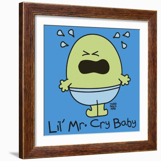 Lil Mr Cry Baby-Todd Goldman-Framed Giclee Print