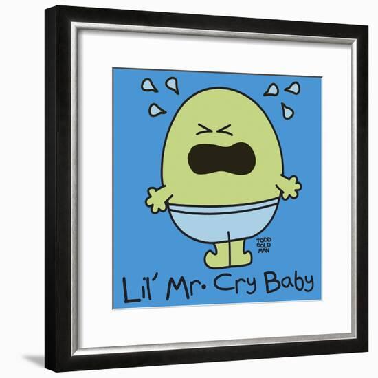 Lil Mr Cry Baby-Todd Goldman-Framed Giclee Print