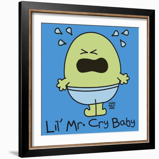 Lil Mr Cry Baby-Todd Goldman-Framed Giclee Print