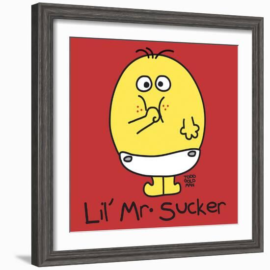 Lil Mr Sucker-Todd Goldman-Framed Giclee Print