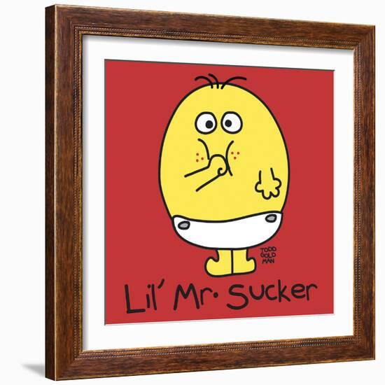 Lil Mr Sucker-Todd Goldman-Framed Giclee Print