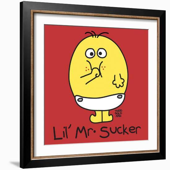 Lil Mr Sucker-Todd Goldman-Framed Giclee Print