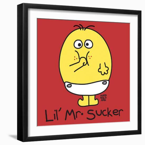 Lil Mr Sucker-Todd Goldman-Framed Giclee Print