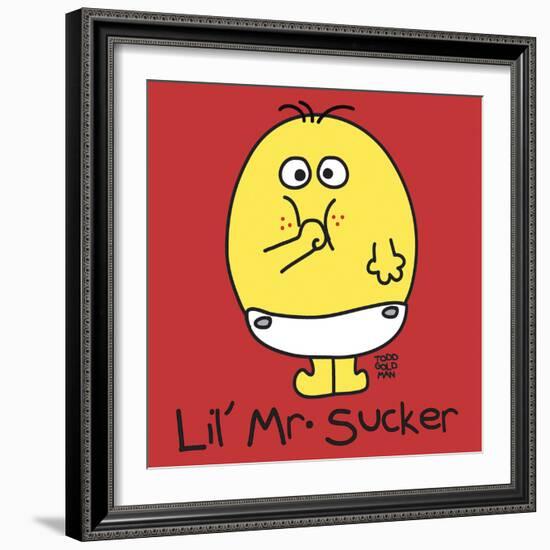 Lil Mr Sucker-Todd Goldman-Framed Giclee Print