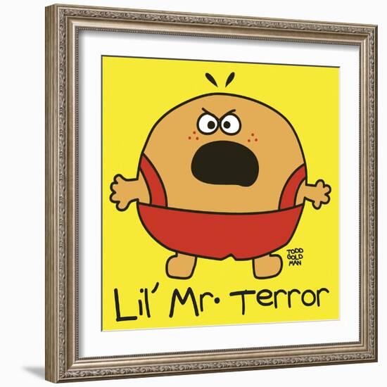 Lil Mr Terror-Todd Goldman-Framed Giclee Print