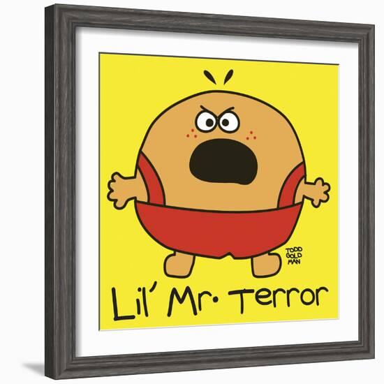 Lil Mr Terror-Todd Goldman-Framed Giclee Print