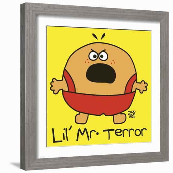 Lil Mr Terror-Todd Goldman-Framed Giclee Print